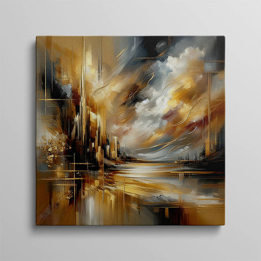 Enchanting Sky and Ocean Oil Painting