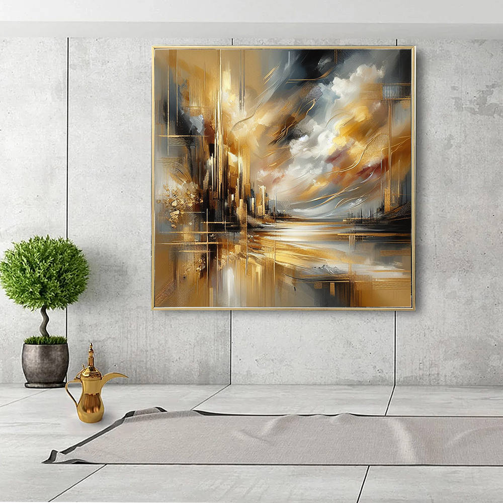 Enchanting Sky and Ocean Oil Painting