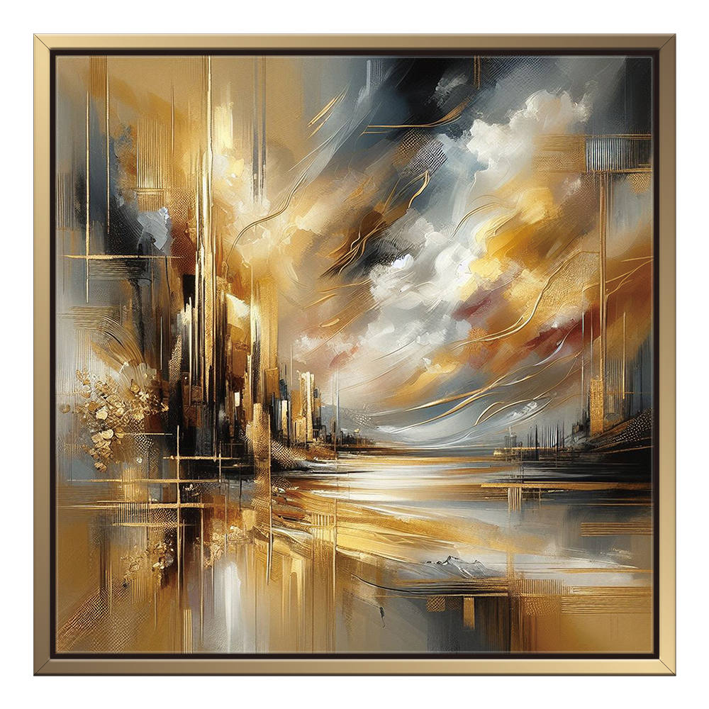 Enchanting Sky and Ocean Oil Painting