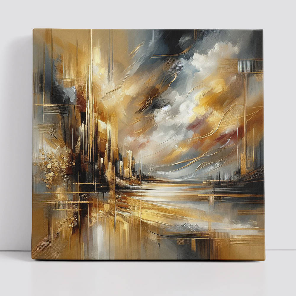 Enchanting Sky and Ocean Oil Painting