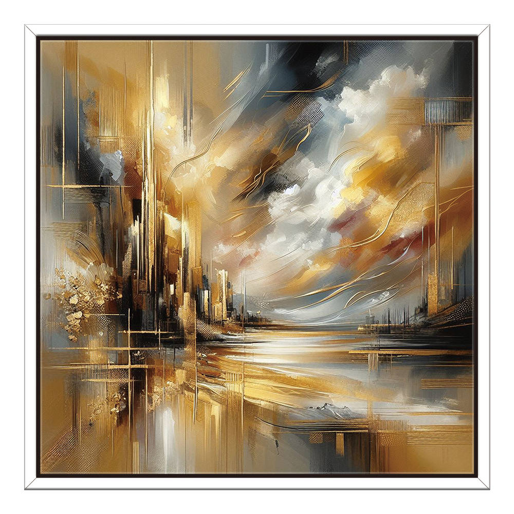 Enchanting Sky and Ocean Oil Painting