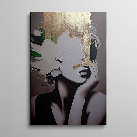 Auric Whispers, Ethereal Beauty Woman Painting