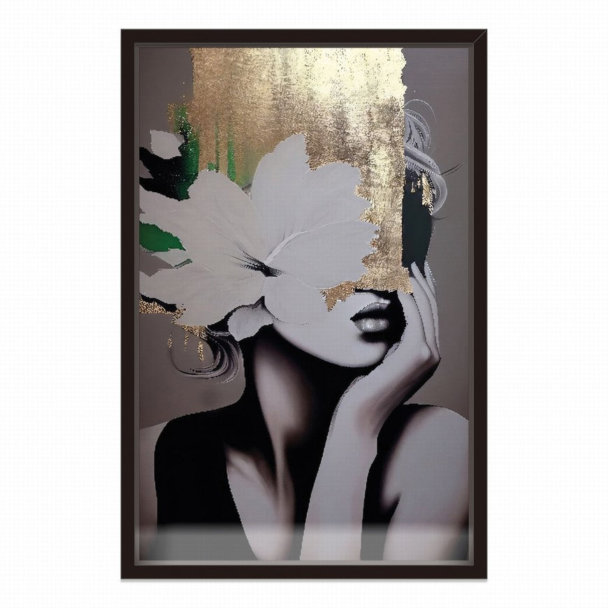 Auric Whispers, Ethereal Beauty Woman Painting