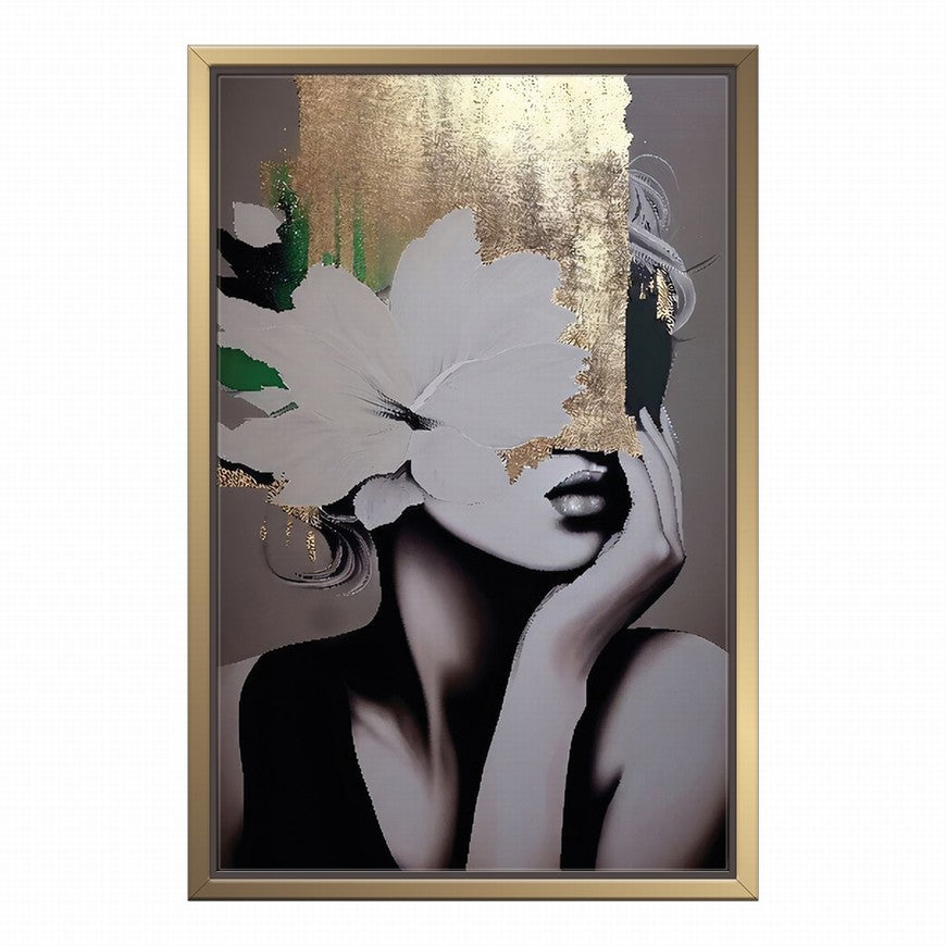 Auric Whispers, Ethereal Beauty Woman Painting