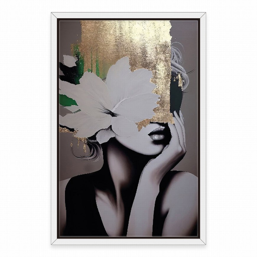 Auric Whispers, Ethereal Beauty Woman Painting