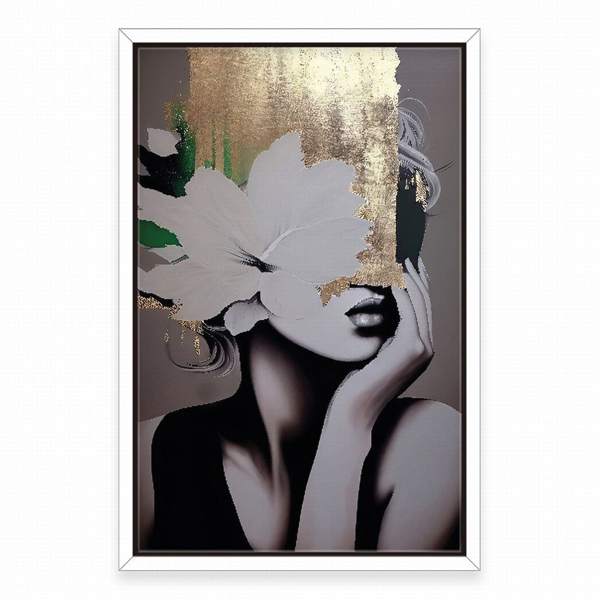 Auric Whispers, Ethereal Beauty Woman Painting