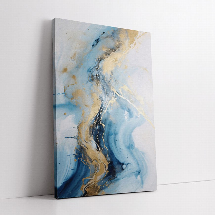 Blue Marble Wall Decor