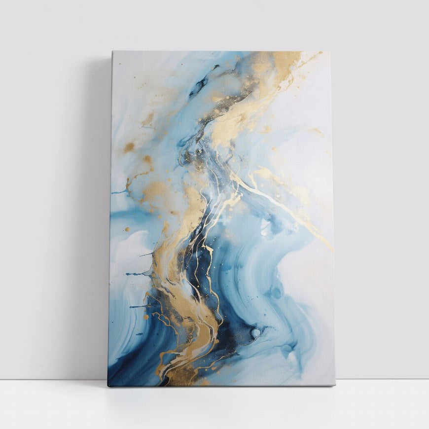 Blue Marble Wall Decor