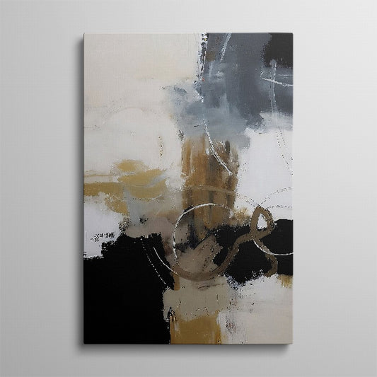 Shadows of Earth Tones Abstract Painting