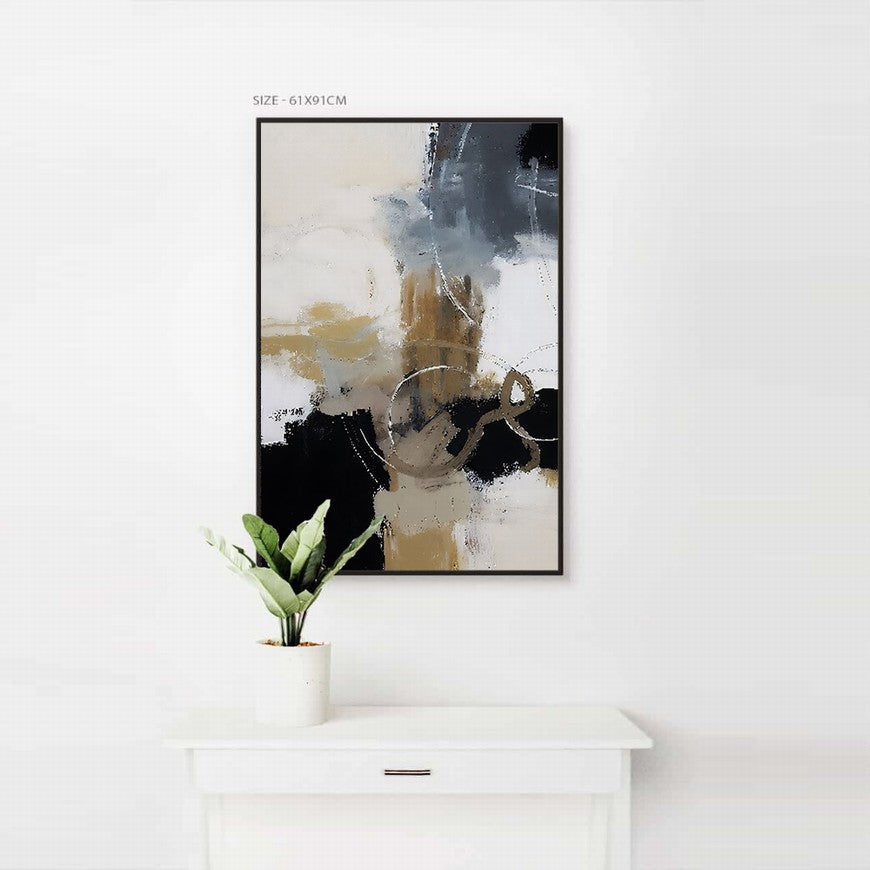 Shadows of Earth Tones Abstract Painting