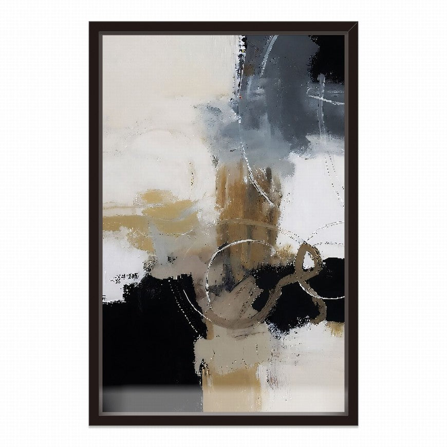 Shadows of Earth Tones Abstract Painting