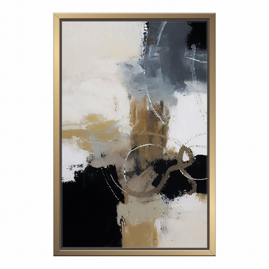 Shadows of Earth Tones Abstract Painting