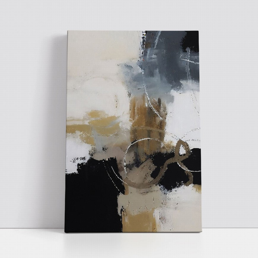 Shadows of Earth Tones Abstract Painting