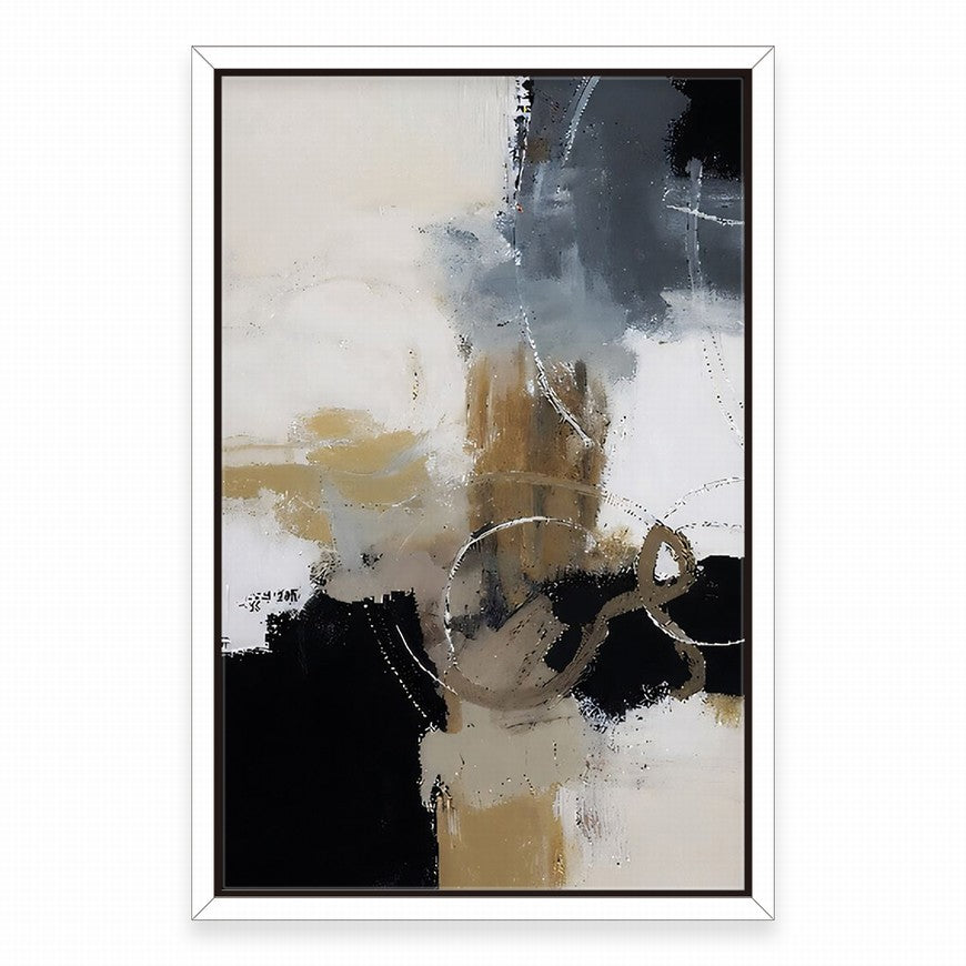 Shadows of Earth Tones Abstract Painting