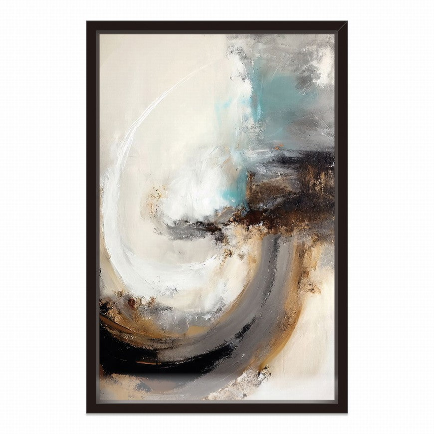 Contrast Tides Abstract Painting