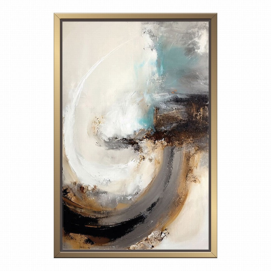 Contrast Tides Abstract Painting