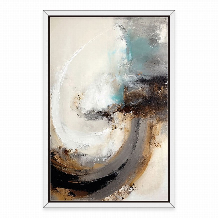 Contrast Tides Abstract Painting