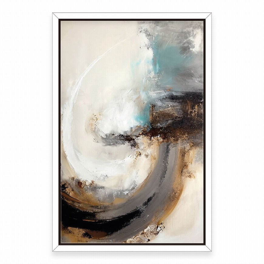 Contrast Tides Abstract Painting