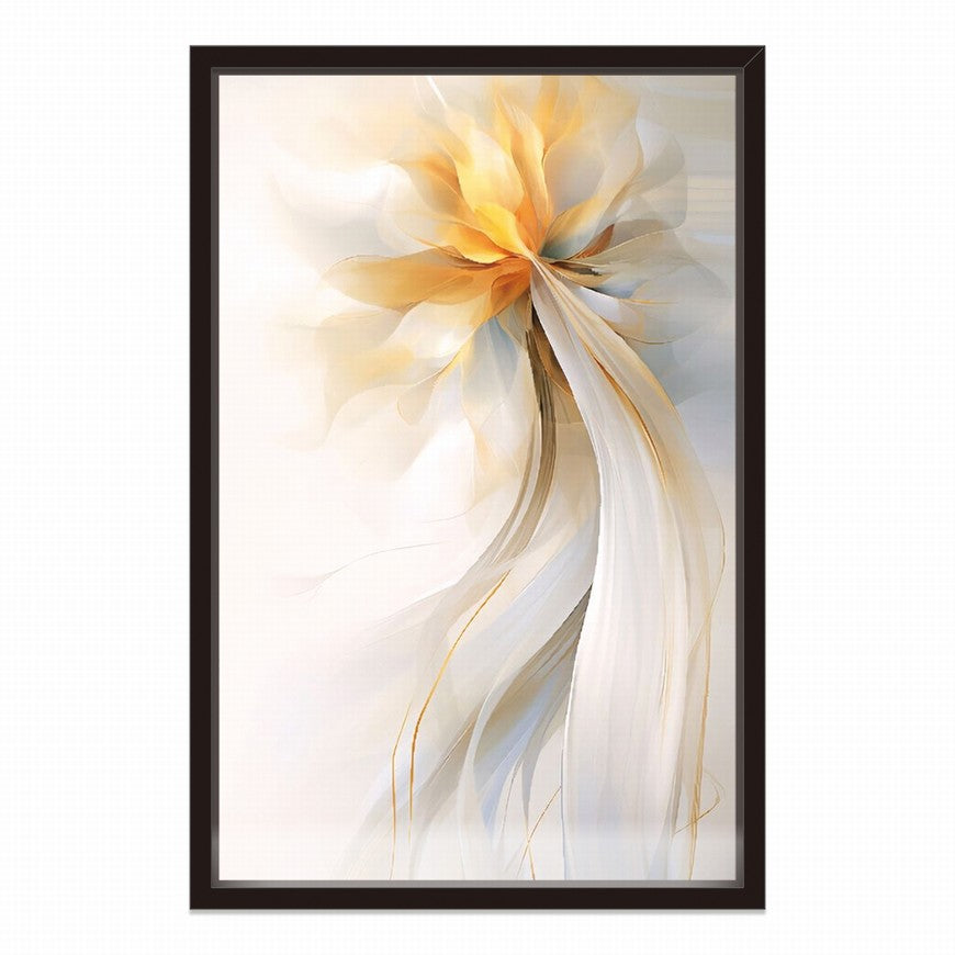 Luminous Glow of a Simple Flower Canvas