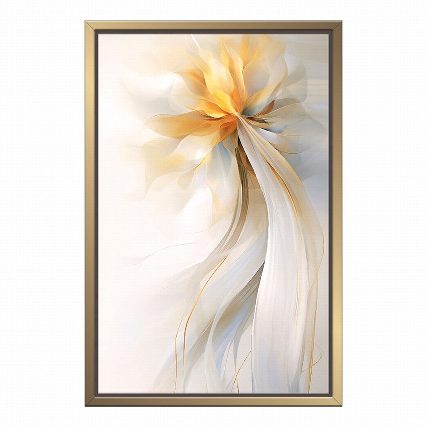 Luminous Glow of a Simple Flower Canvas