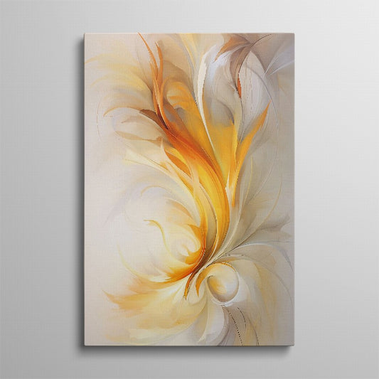Blazing Glow of a Flower Canvas