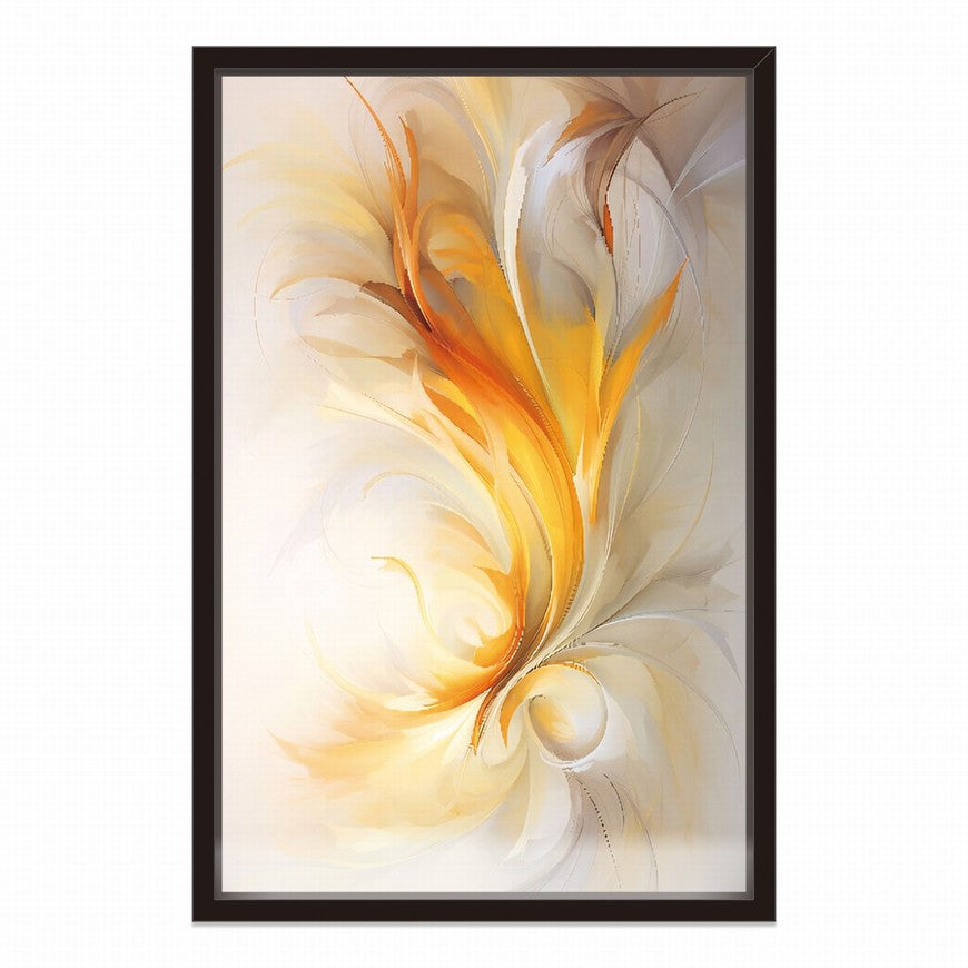 Blazing Glow of a Flower Canvas
