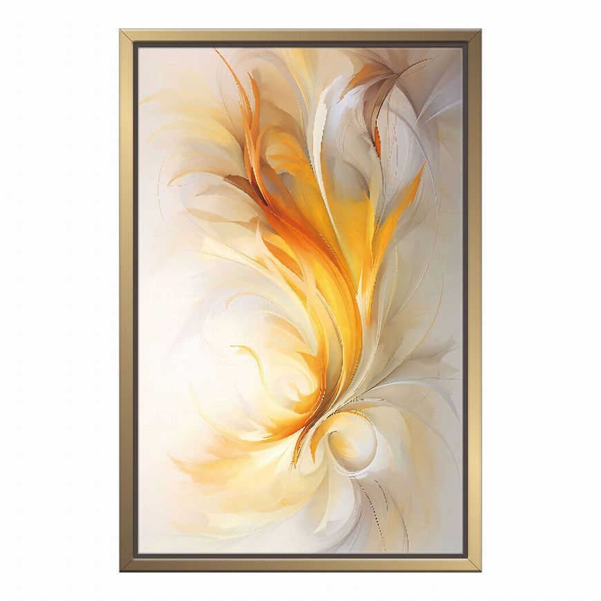 Blazing Glow of a Flower Canvas
