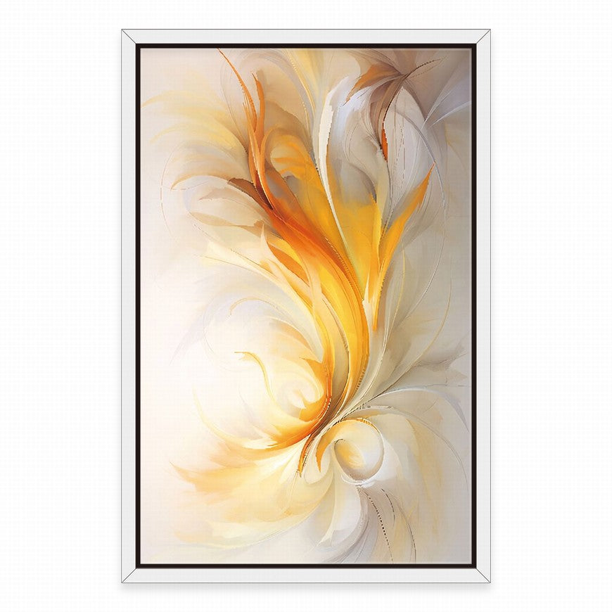 Blazing Glow of a Flower Canvas