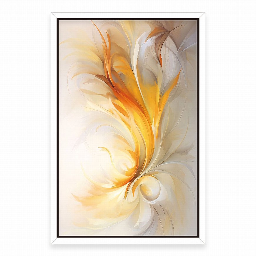 Blazing Glow of a Flower Canvas