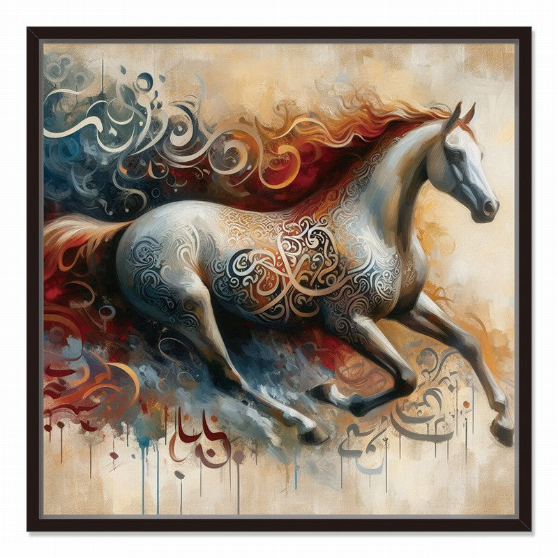 Majestic Horse Oil Painting for Home Decor