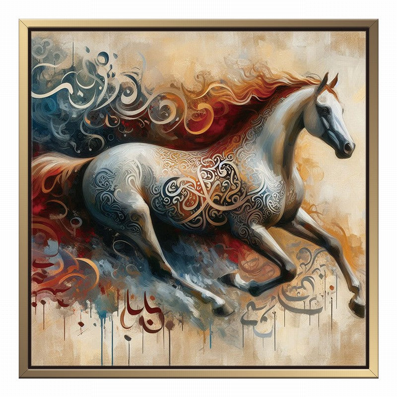 Majestic Horse Oil Painting for Home Decor