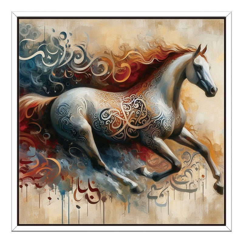 Majestic Horse Oil Painting for Home Decor