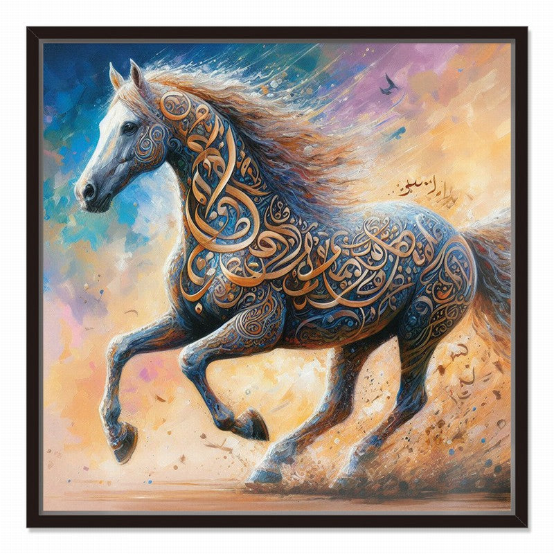 Artistic Horse Oil Painting for Equine Lovers