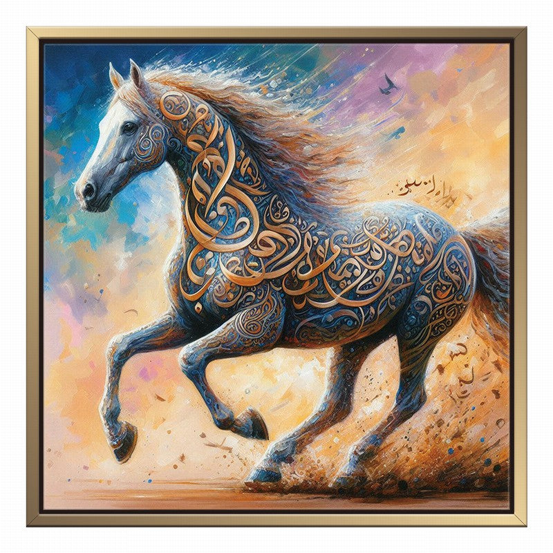 Artistic Horse Oil Painting for Equine Lovers