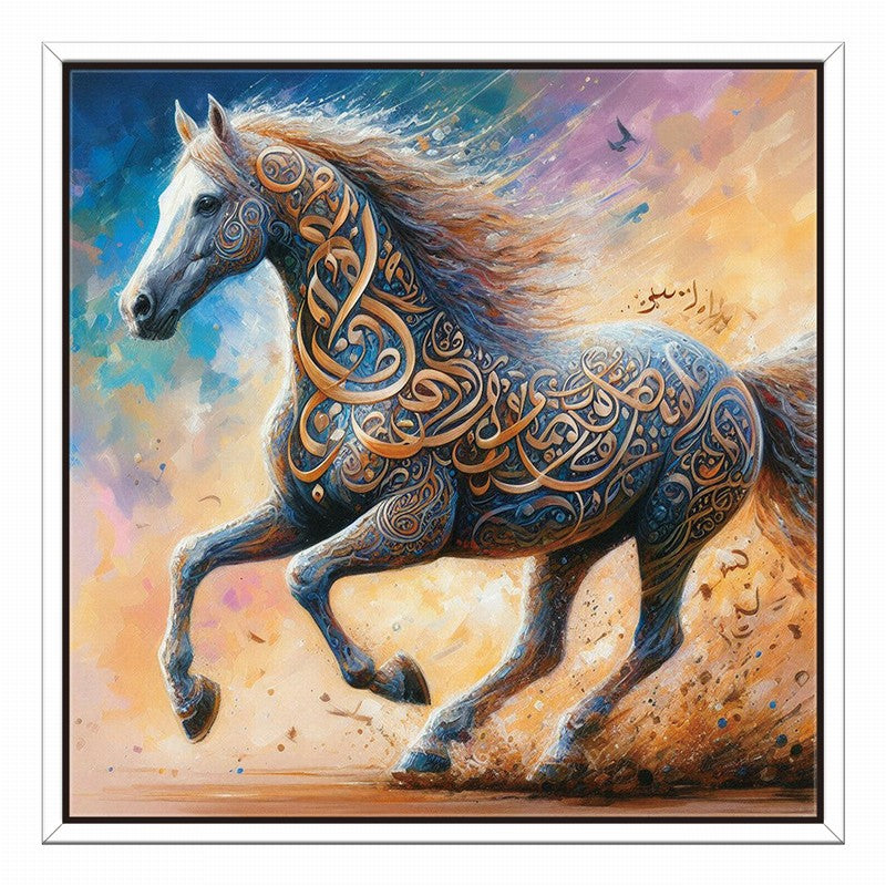 Artistic Horse Oil Painting for Equine Lovers