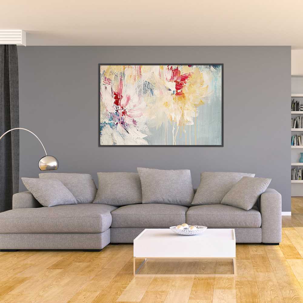 Elegant Floral Oil Painting for Home Decor