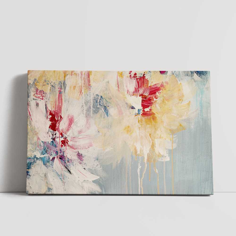 Elegant Floral Oil Painting for Home Decor