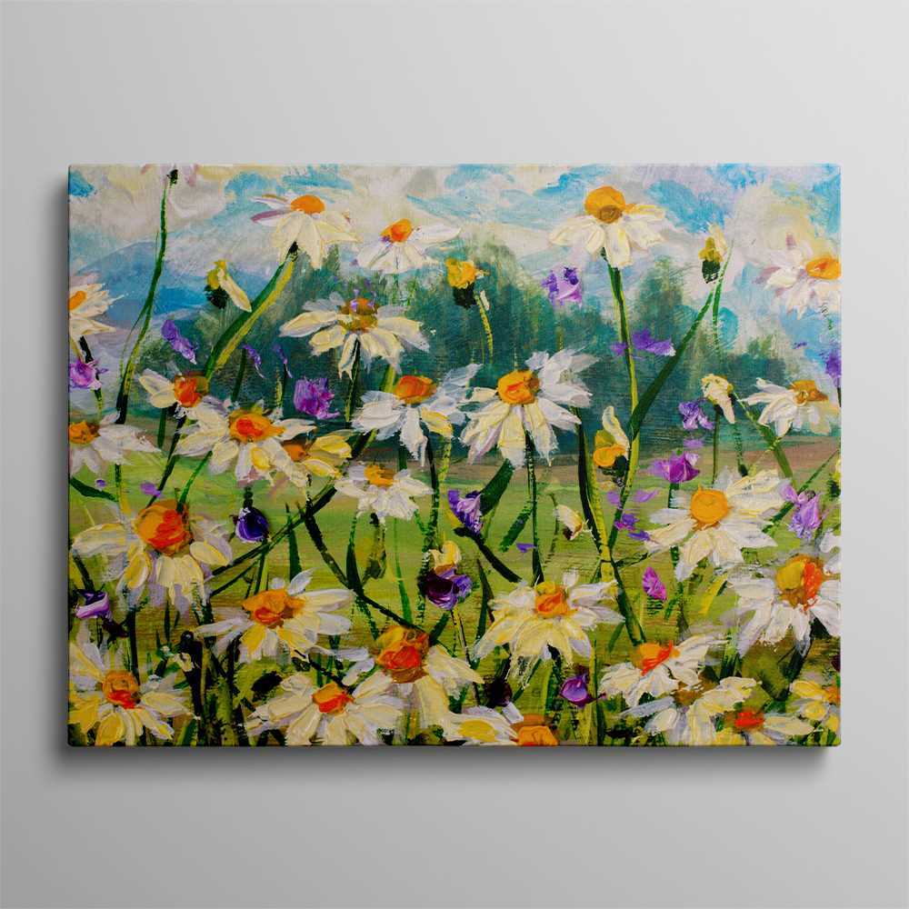 Classic Floral Oil Painting on High-Quality Canvas