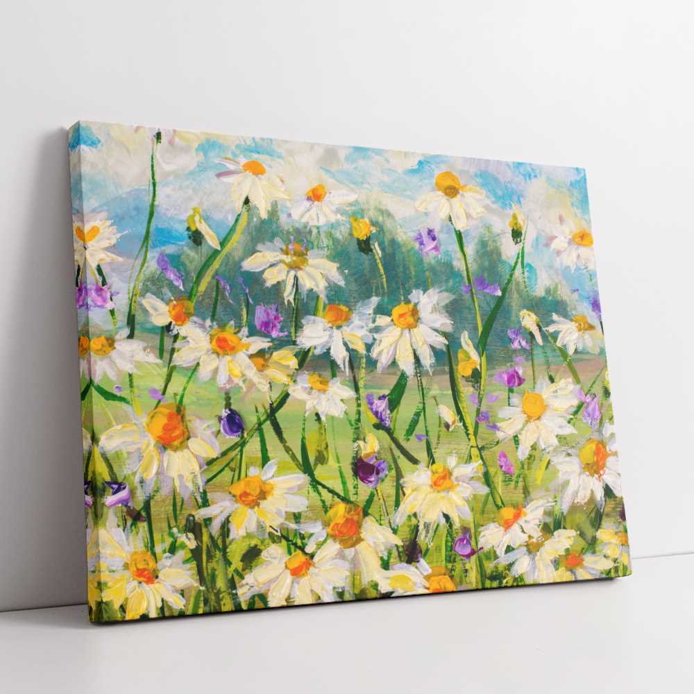 Classic Floral Oil Painting on High-Quality Canvas