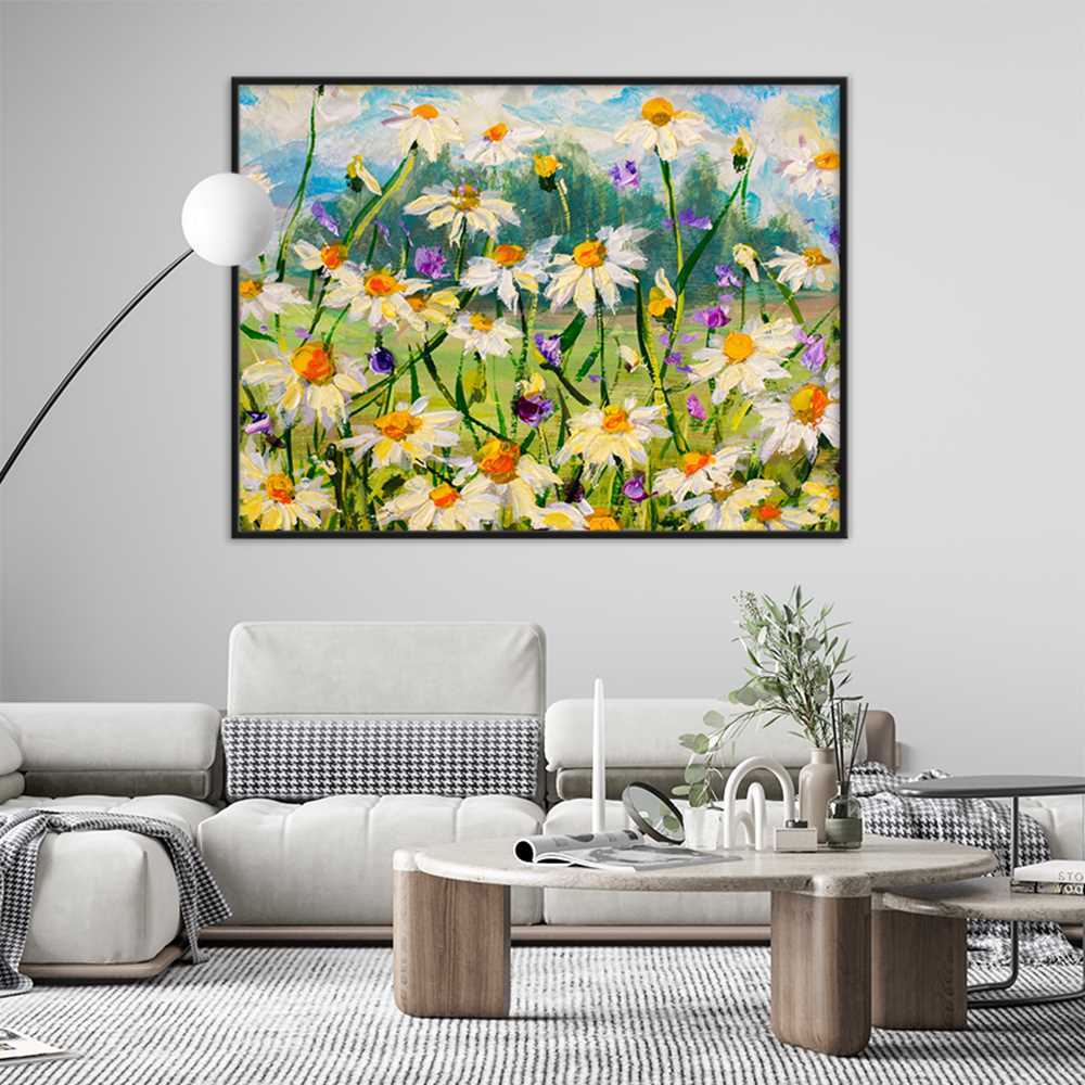 Classic Floral Oil Painting on High-Quality Canvas