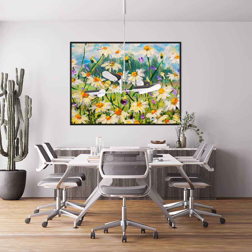 Classic Floral Oil Painting on High-Quality Canvas