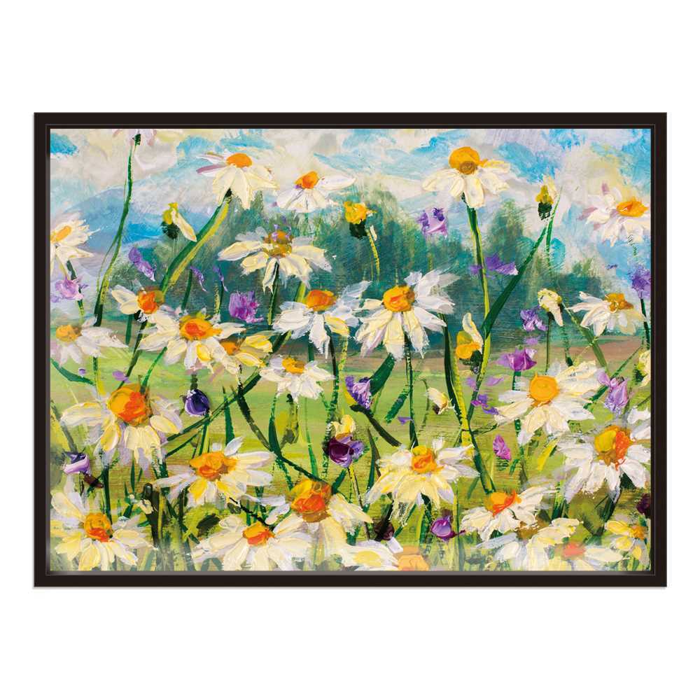 Classic Floral Oil Painting on High-Quality Canvas