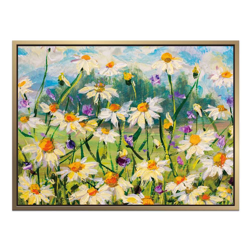 Classic Floral Oil Painting on High-Quality Canvas