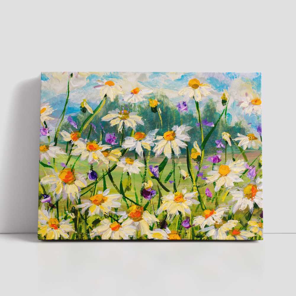 Classic Floral Oil Painting on High-Quality Canvas