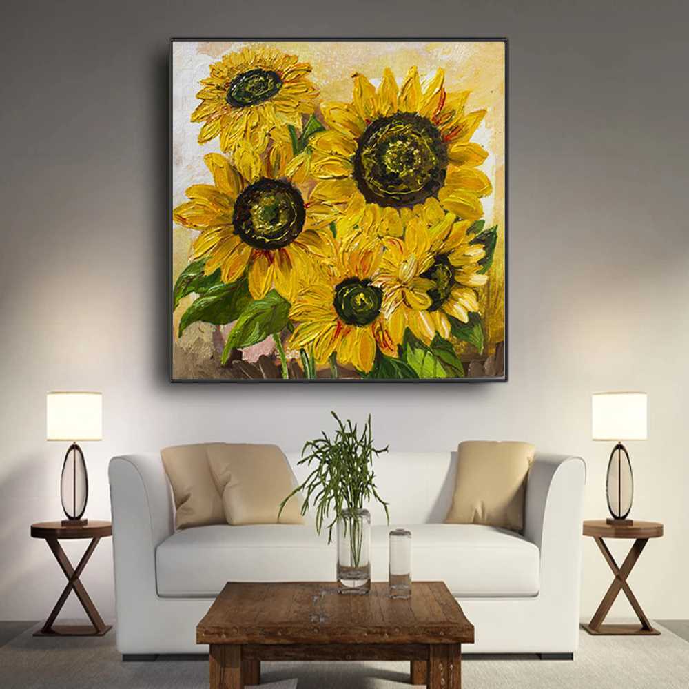 Exquisite Floral Oil Painting for Elegant Interiors