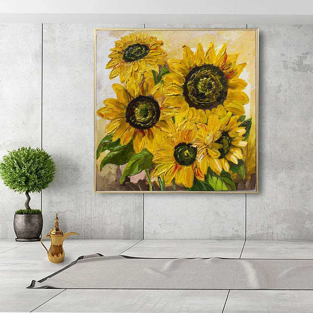 Exquisite Floral Oil Painting for Elegant Interiors