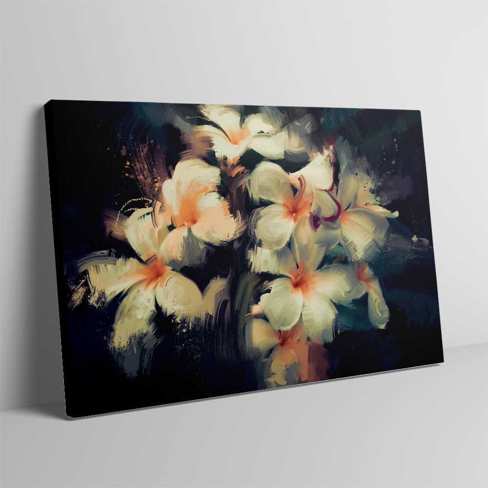 Radiant Flower Oil Painting for Home Decoration