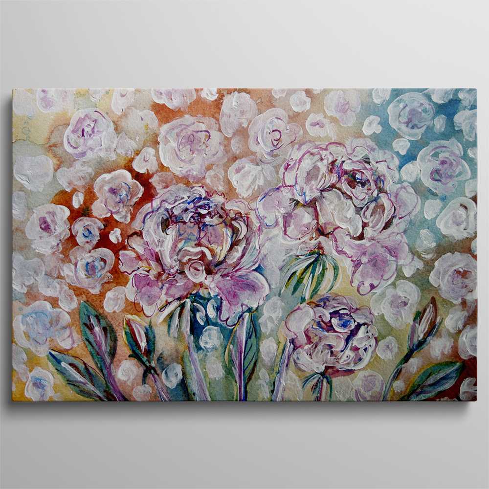 Artistic Floral Oil Painting for Modern Homes