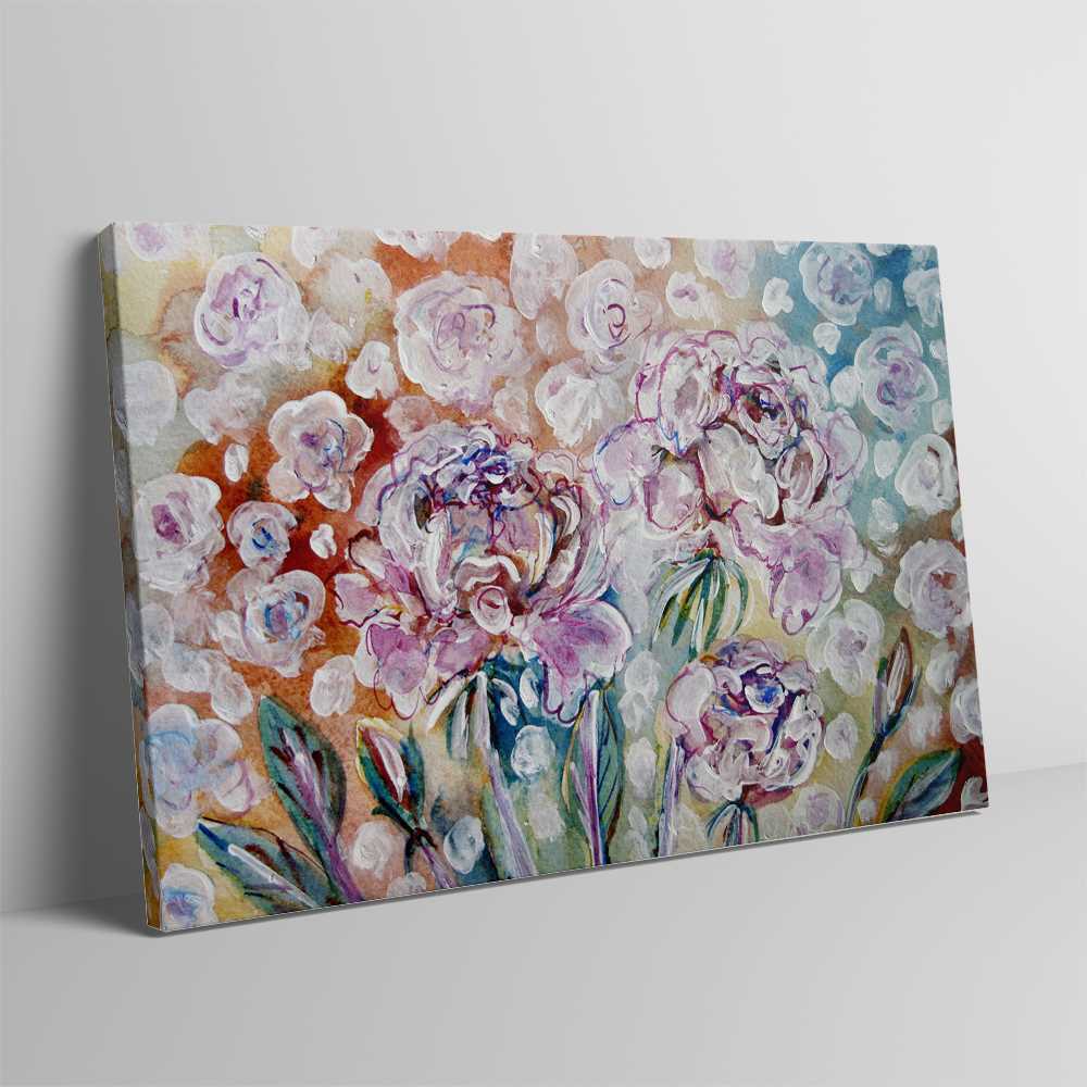 Artistic Floral Oil Painting for Modern Homes