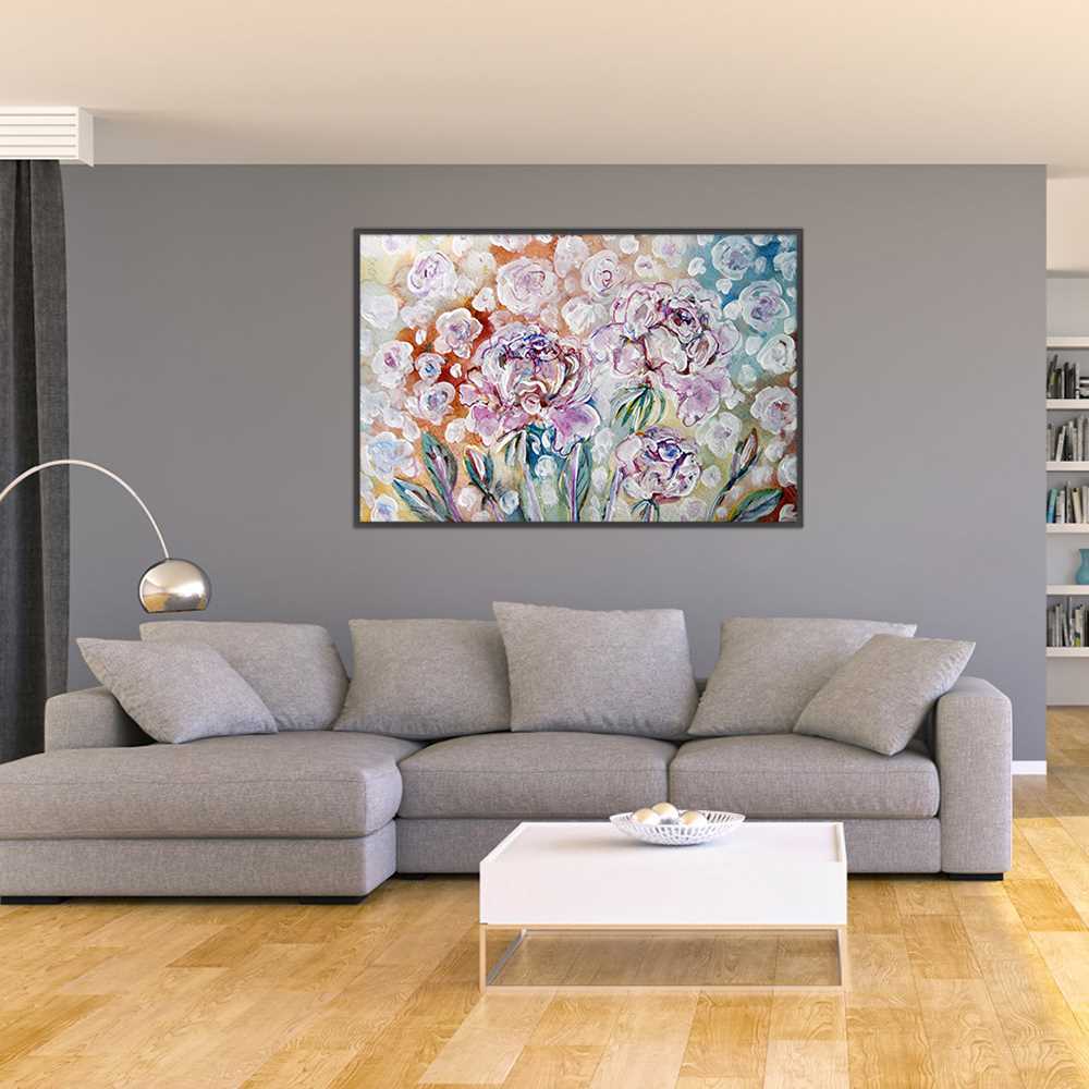 Artistic Floral Oil Painting for Modern Homes